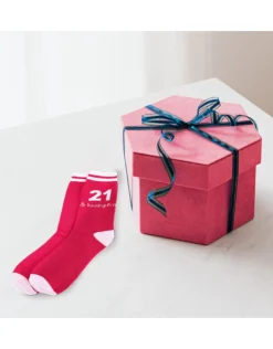 21 & Having Fun Crew Socks