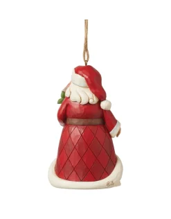 A Partridge In A Pear Tree Santa Ornament