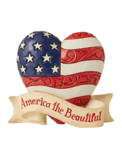 America The Beautiful Patriotic Heart