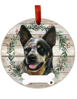 Australian Cattle Dog Wreath Ornament
