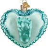 Baby Boy's Footprint Ornament