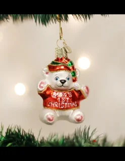 Baby's 1St Christmas Bear Ornament