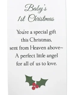 Baby's 1St Christmas Photo Frame Ornament 4