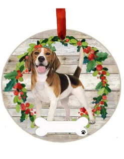 Beagle Full Body Wreath Ornament