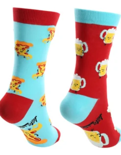 Beer & Pizza Socks