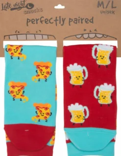 Beer & Pizza Socks