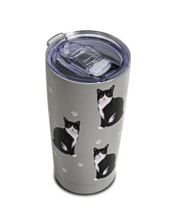 Black & White Cat Tumbler