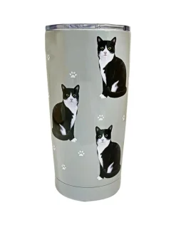 Black & White Cat Tumbler