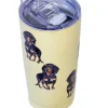 Black Dachshund Tumbler
