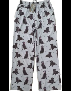 Black Labrador Pajama Bottoms
