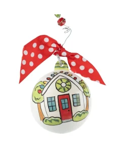 Bless This Home Key Ball Ornament