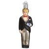 Blonde Groom Ornament