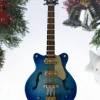 Blue Gibson Electric Guitar