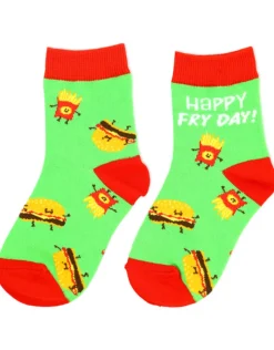 Burger & Fry Day Youth Socks