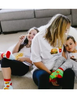 Burger & Fry Day Youth Socks