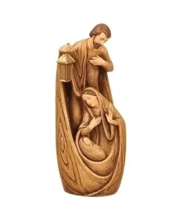 Carved Look Holy Family