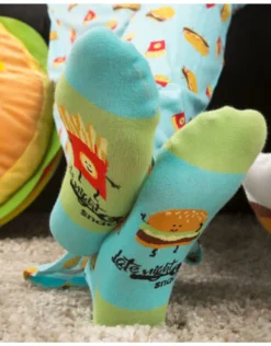 Cheeseburger & Fries Socks