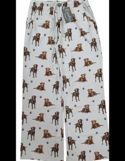 Chocolate Labrador Pajama Bottoms