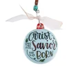 Christ The Savior Is Born Ball Ornament