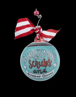 Christmas Scrubs Ball Ornament