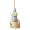 Coastal Gnome With Sandcastle Ornament