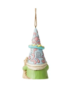 Coastal Gnome With Sandcastle Ornament
