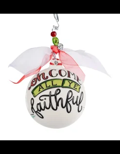 Come All Ye Faithful Church Ball Ornament