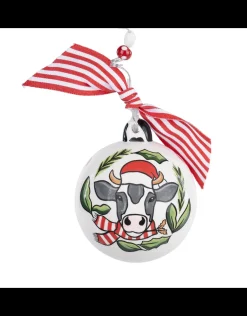 Cow Bells Ring Ball Ornament