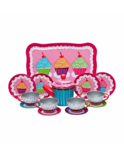 Cupcakes Tin Tea Set