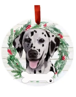Dalmatian Wreath Ornament