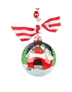 Dog House Ball Ornament