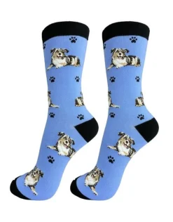 Full Body Australian Shepherd Socks