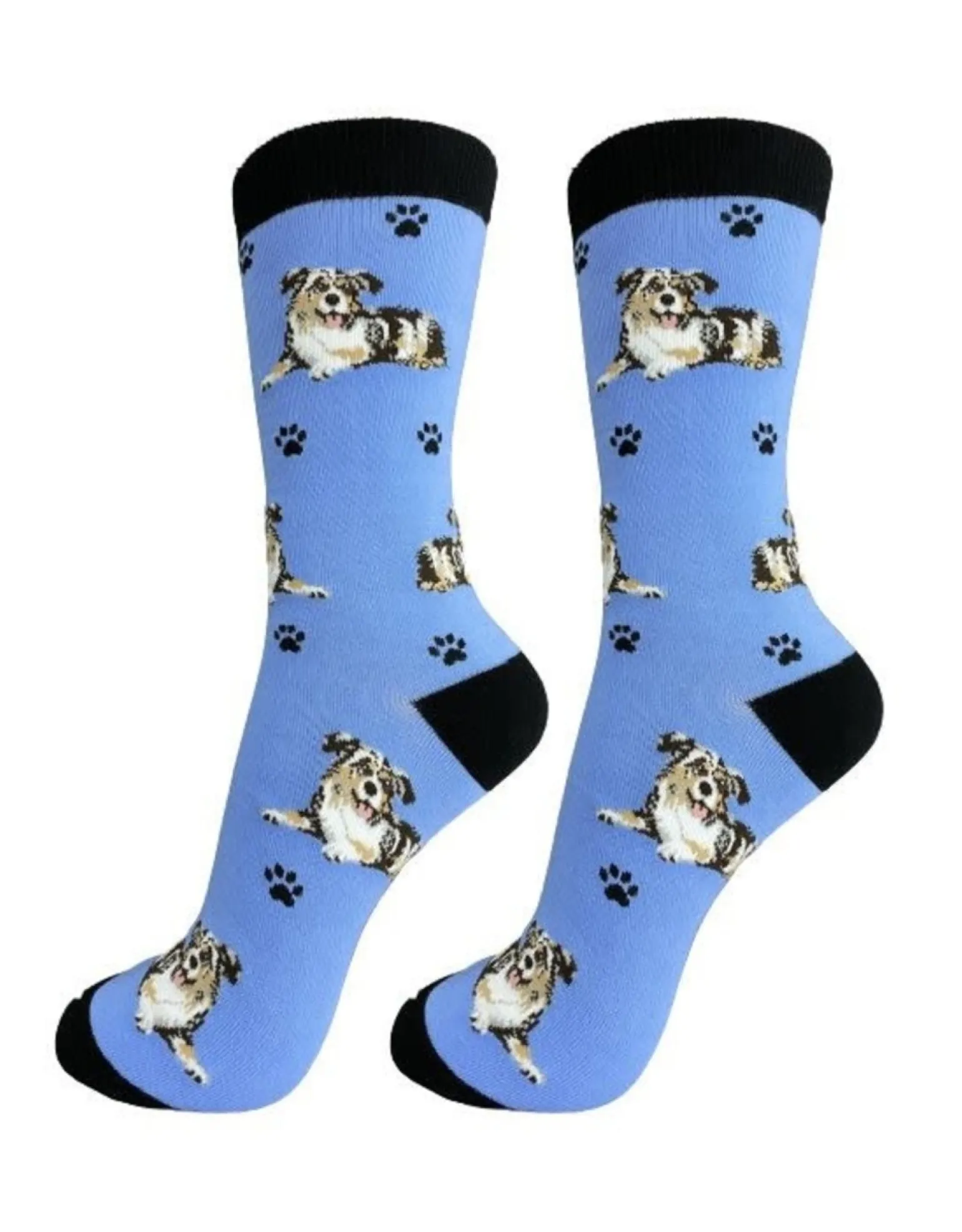 Full Body Australian Shepherd Socks
