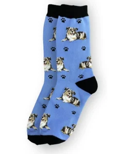 Full Body Australian Shepherd Socks