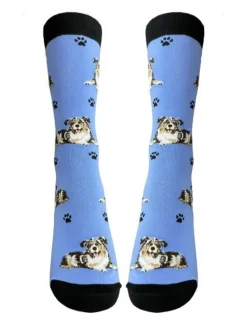 Full Body Australian Shepherd Socks