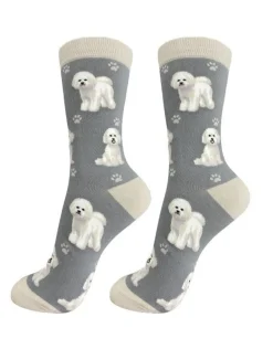 Full Body Bichon Frise Socks
