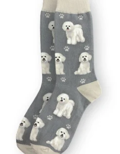 Full Body Bichon Frise Socks