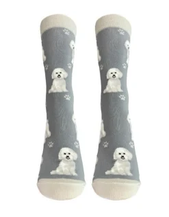 Full Body Bichon Frise Socks