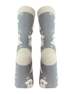 Full Body Bichon Frise Socks