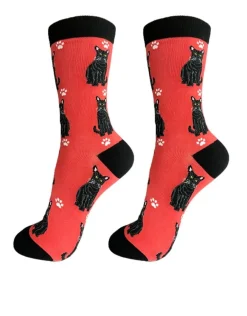 Full Body Black Cat Socks