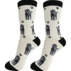 Full Body Black Labradoodle Socks