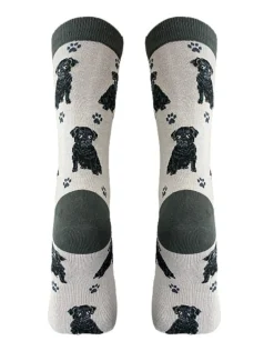 Full Body Black Pug Socks