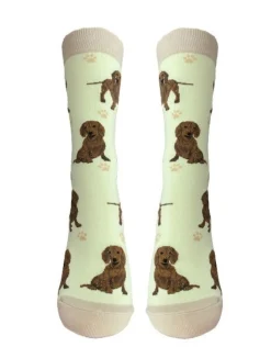 Full Body Red Dachshund Socks