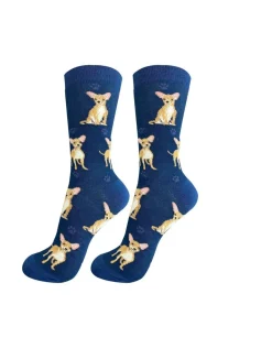 Full Body Tan Chihuahua Socks