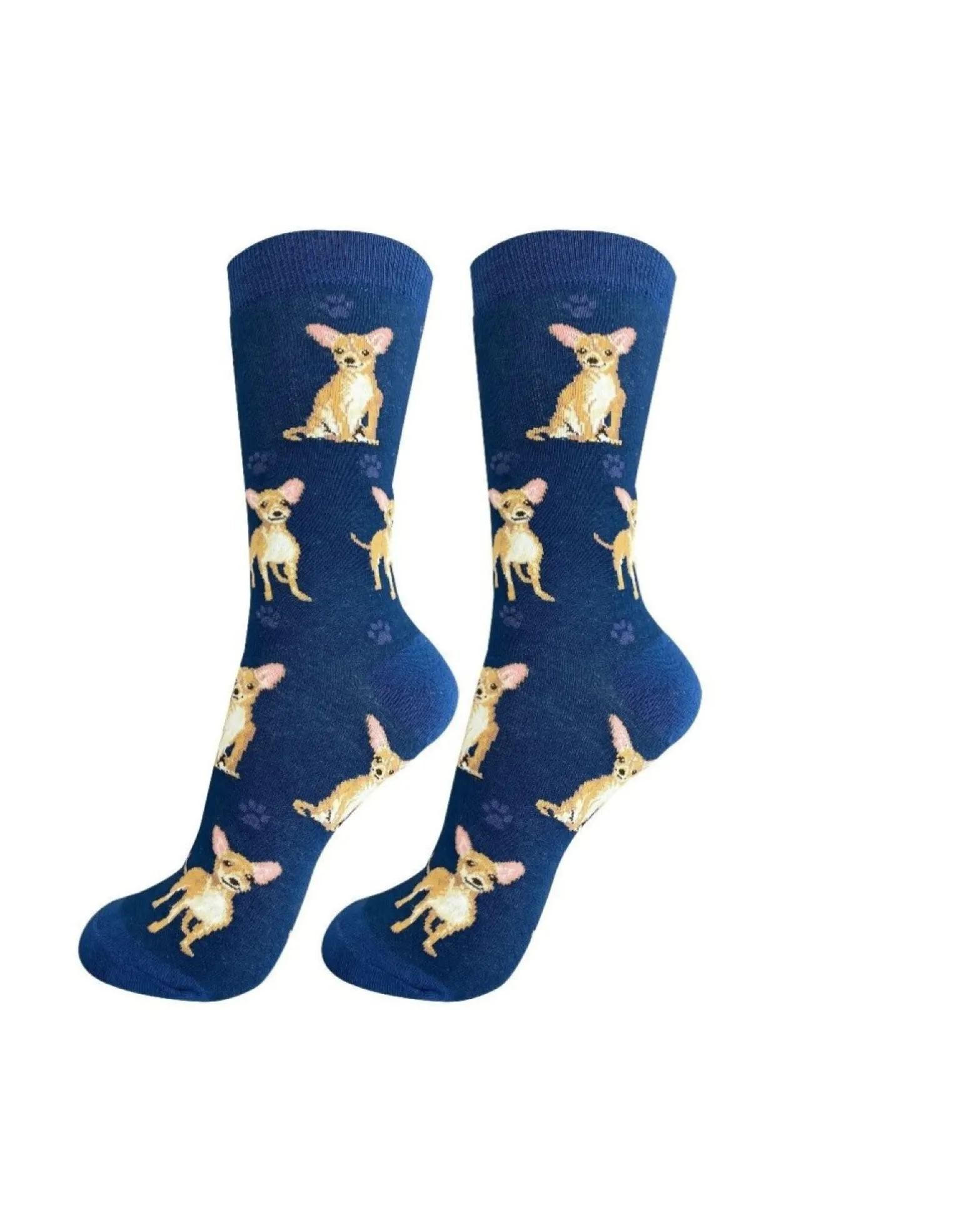 Full Body Tan Chihuahua Socks