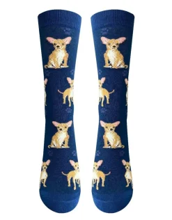 Full Body Tan Chihuahua Socks