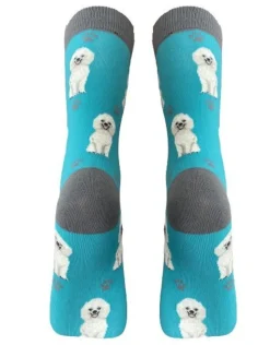 Full Body White Poodle Socks