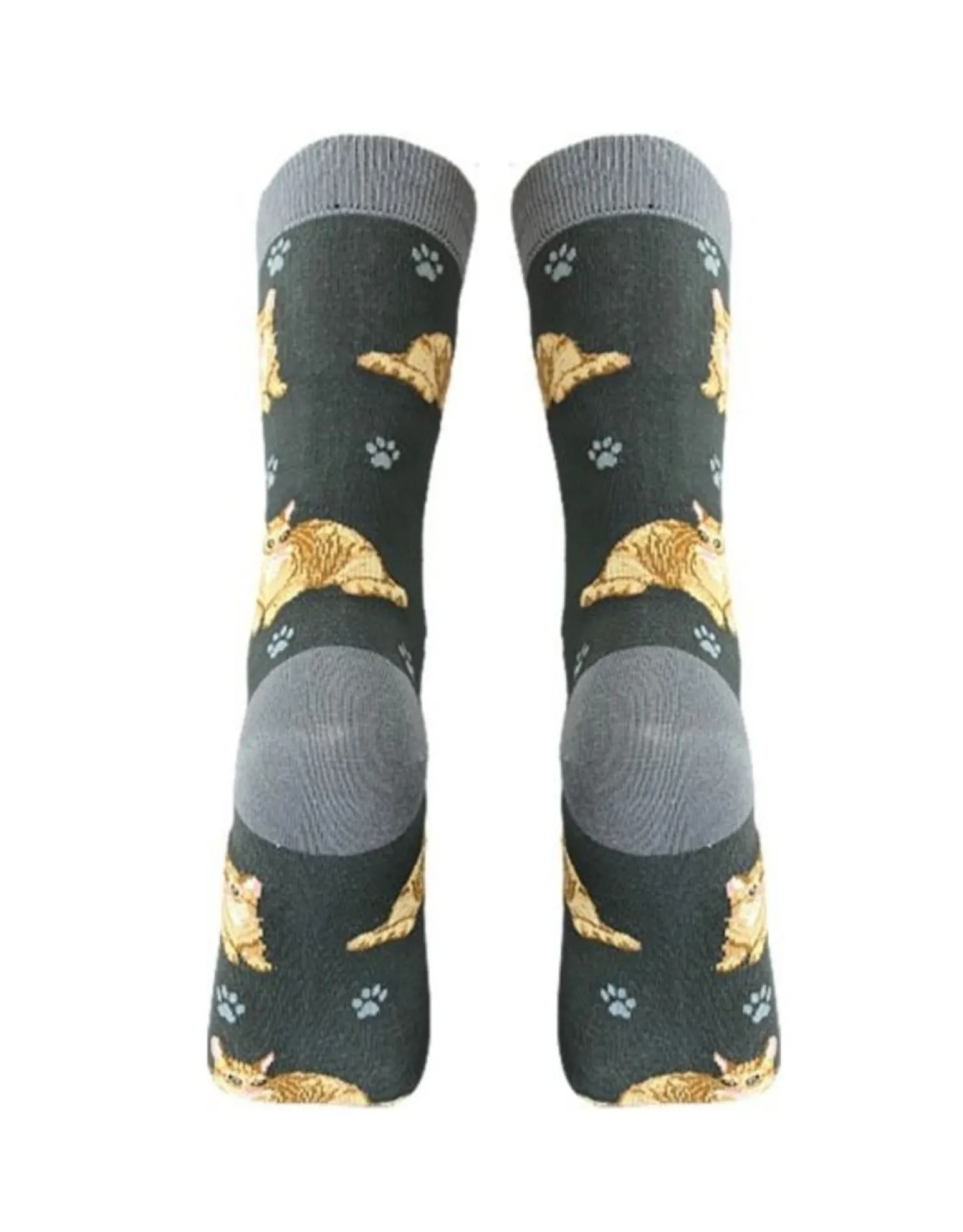 Full Orange Tabby Cat Socks