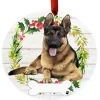 German Shepherd Full Body Wreath Ornament