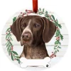 German Shorthaired Pointer Wreath Ornament